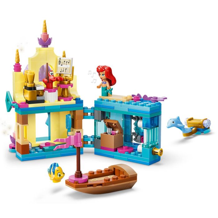 Lego Mini Palacio Mágico de Ariel 43285 Disney Princess Set de Construcción con 179 Piezas y 3 Personajes 3