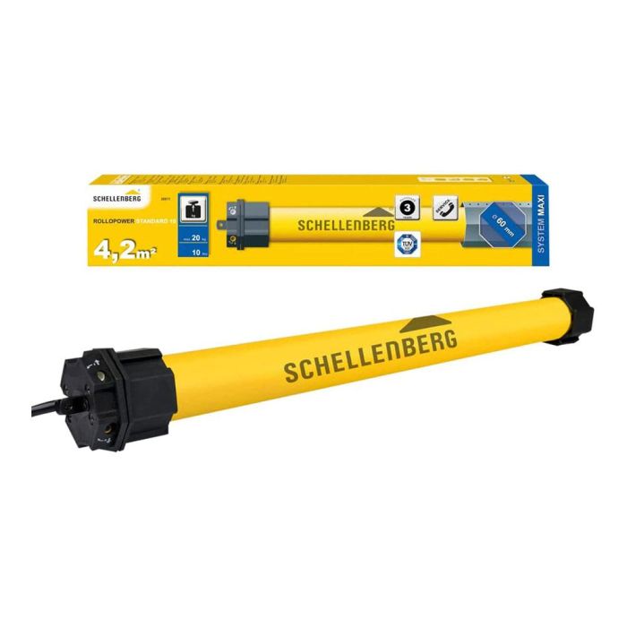 Schellenberg 20611 Motor persiana maxi standard 10nm, protección térmica, retención de datos, control múltiple 3