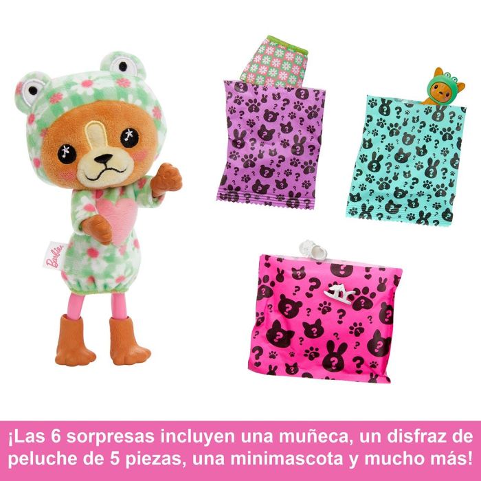 Muñeca Barbie Chelsea Cutie Reveal Gato Panda Hrk28 Mattel 1