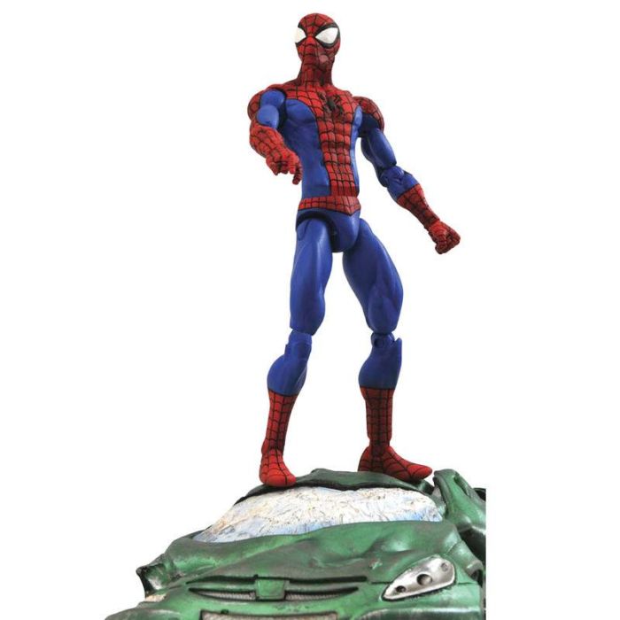 Diamond Select Toys Marvel Select Spiderman Figura Articulada de 18 cm 4 Diamond Select Toys Marvel Select Spiderman Figura Articulada de 18 cm 4