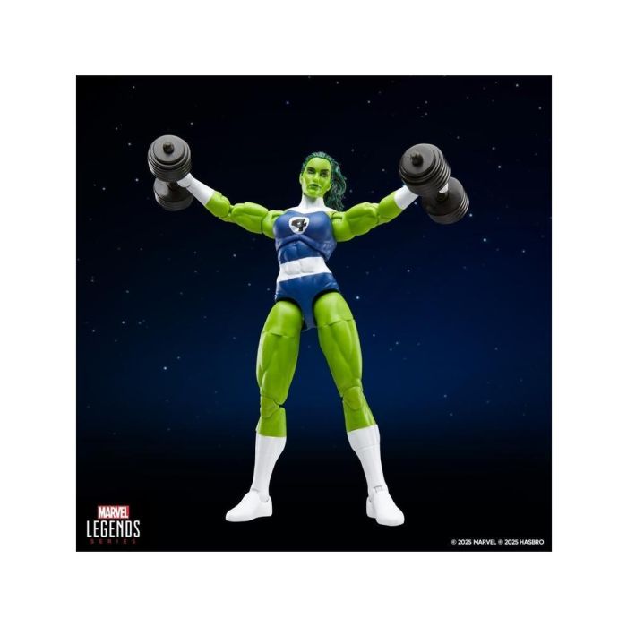 HASBRO She-Hulk Los 4 Fantásticos Marvel Figura Articulada 15cm con 7 Accesorios 6 HASBRO She-Hulk Los 4 Fantásticos Marvel Figura Articulada 15cm con 7 Accesorios 6