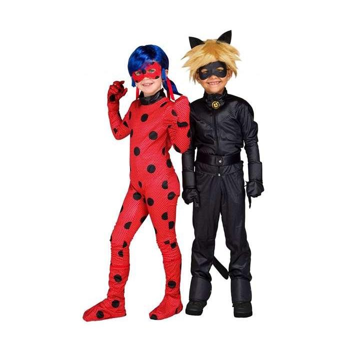 My Other Me Disfraz Ladybug Talla 9-11 Años con Mono, Guantes, Cubre Botas, Antifaz, Peluca, Yo-Yo y Pendientes 2