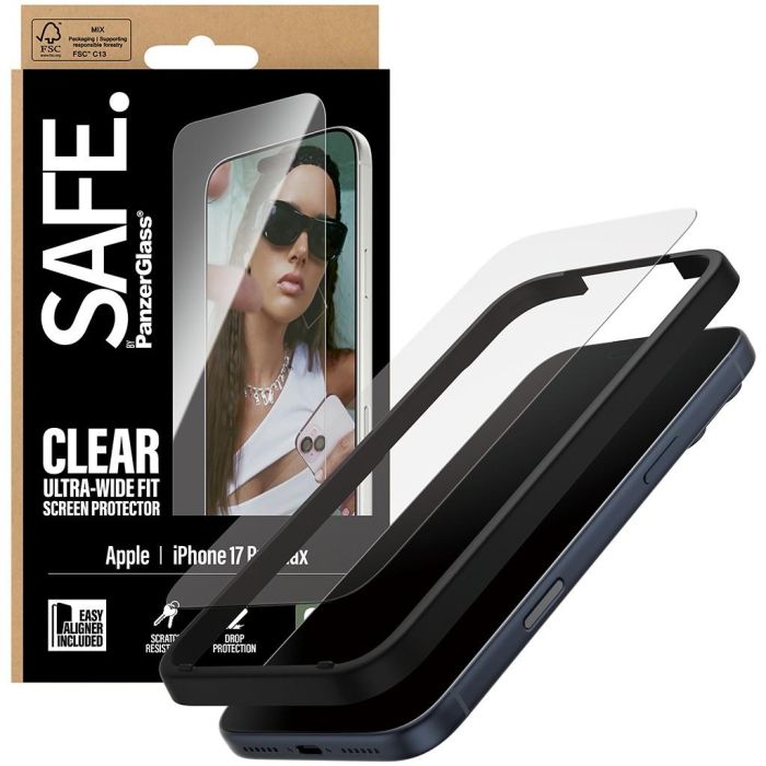 SAFE Schutzglas iPhone 17 Pro Max/UWF 4 SAFE Schutzglas iPhone 17 Pro Max/UWF 4