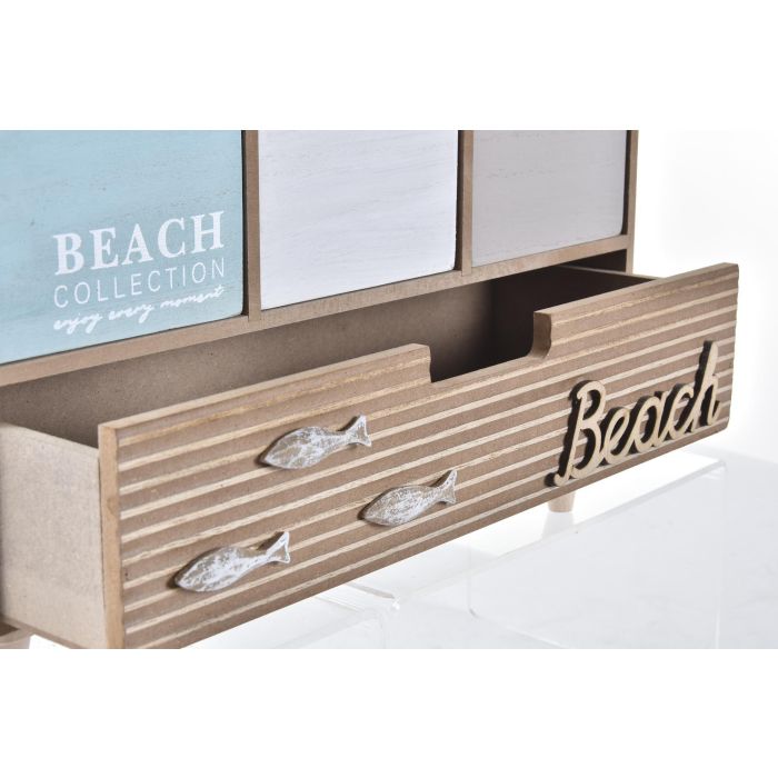 DKD Home Decor Joyero de Madera Estilo Atlántico Beach Colección O Grove Marrón Turquesa 14x24x34 cm 2 DKD Home Decor Joyero de Madera Estilo Atlántico Beach Colección O Grove Marrón Turquesa 14x24x34 cm 2
