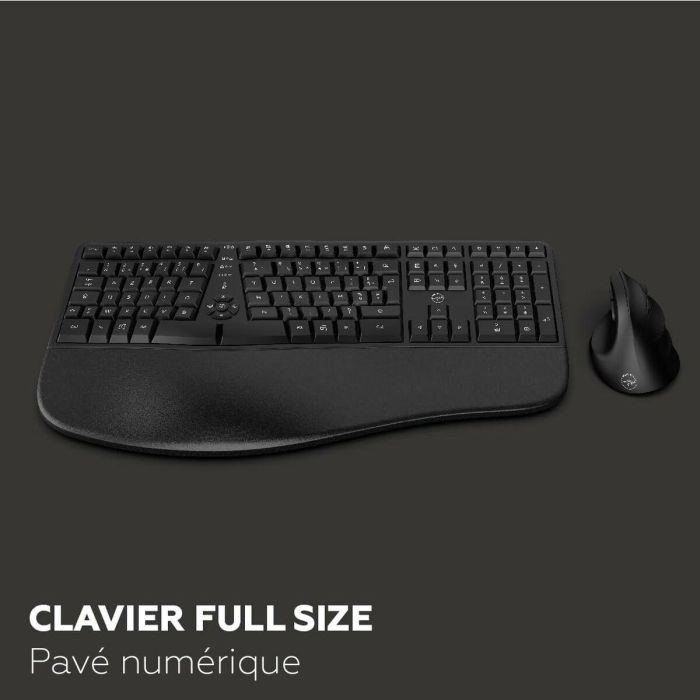Mobility Lab C30W Conjunto de Teclado y Ratón Inalámbricos Ergonómicos Negro para Escritorio y Oficina 13 Mobility Lab C30W Conjunto de Teclado y Ratón Inalámbricos Ergonómicos Negro para Escritorio y Oficina 13