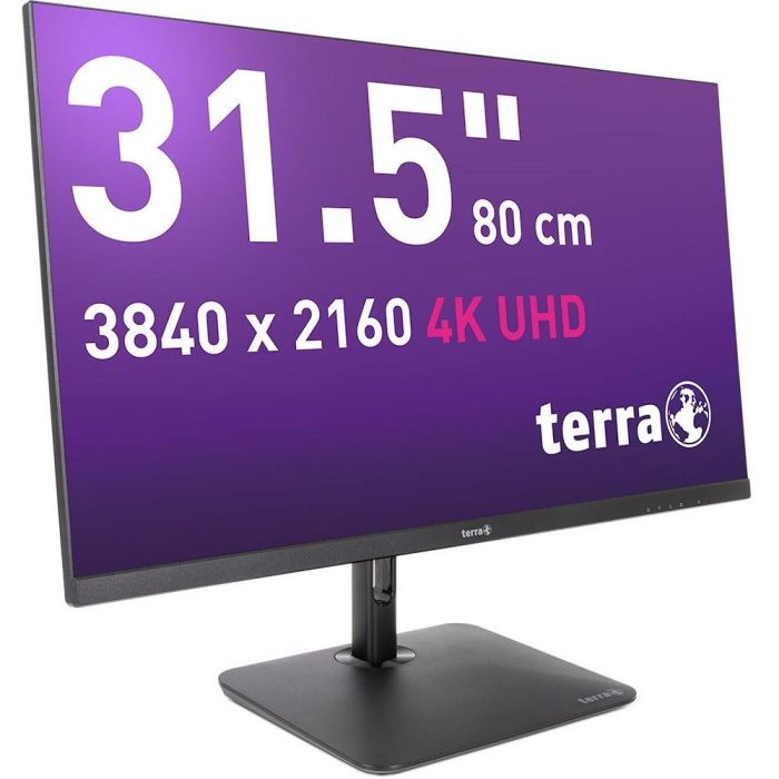 80cm/31.5" (3840x2160) Terra 3295W PV 4k IPS 5ms HDMI DP RJ45 USB-C Speaker Black 6 80cm/31.5" (3840x2160) Terra 3295W PV 4k IPS 5ms HDMI DP RJ45 USB-C Speaker Black 6