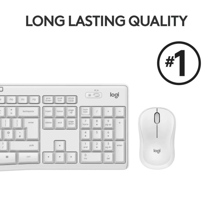 Teclado Logitech 920-009823 Blanco Qwerty Español QWERTY Qwerty UK 2