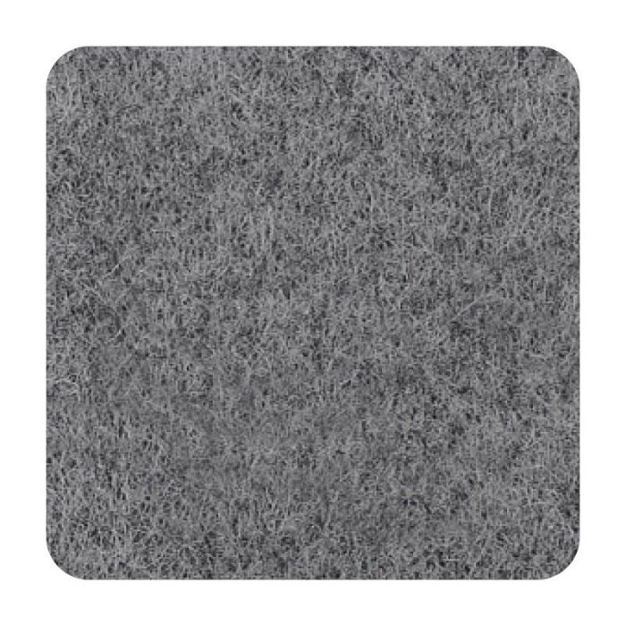 Herrajes Alk C100 Fieltro Adhesivo Cuadrado Gris 100mm - Antideslizante y Protector para Muebles y Suelos (Pack 6 Unidades)