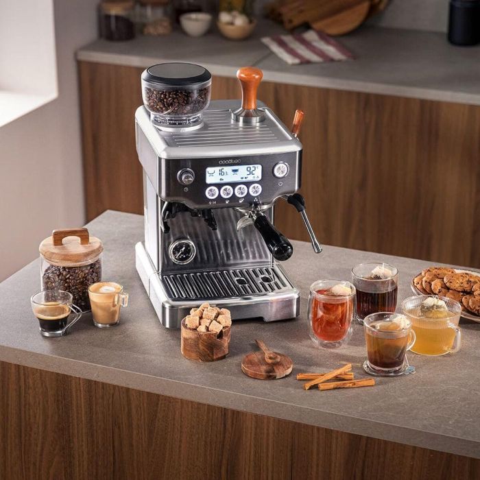 Cafetera Express de Brazo Cecotec Power Espresso 20 Barista 2200 W Negro 20 bar 6 Cafetera Express de Brazo Cecotec Power Espresso 20 Barista 2200 W Negro 20 bar 6
