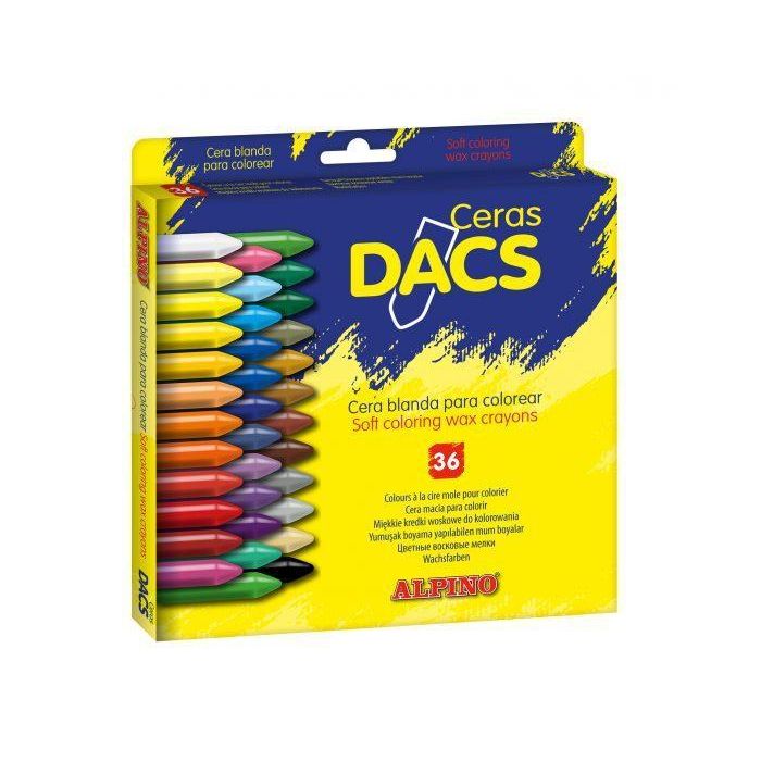 Dacs Ceras Dacs 55 mm Colores Surtidos Estuche 36 Ud Dacs Ceras Dacs 55 mm Colores Surtidos Estuche 36 Ud