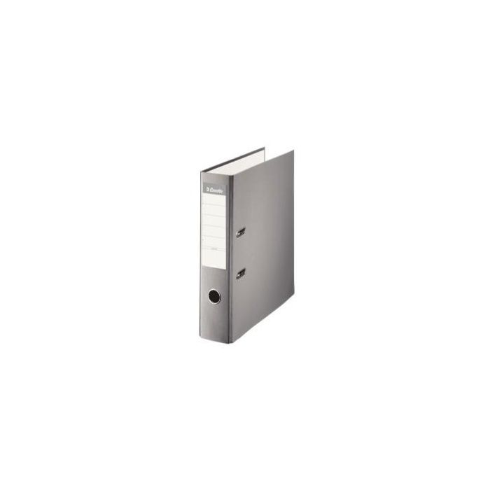 Esselte Archivador Palanca Folio Lomo Ancho Pp Interior Forrado En Papel Rado Cantoneras Gris Esselte Archivador Palanca Folio Lomo Ancho Pp Interior Forrado En Papel Rado Cantoneras Gris