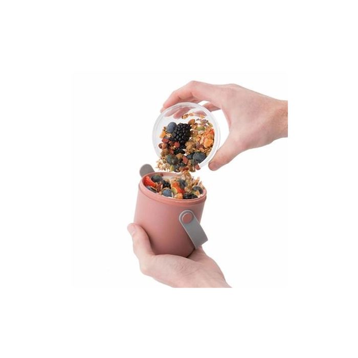 Berghoff 3950122 Recipiente Dual para Evitar que los Ingredientes se Empapen Manteniéndolos Crujientes Hasta el Momento de Comer 3 Berghoff 3950122 Recipiente Dual para Evitar que los Ingredientes se Empapen Manteniéndolos Crujientes Hasta el Momento de Comer 3