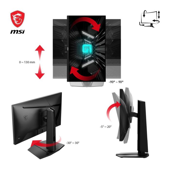 MSI G255PF E2 Monitor Gaming 24.5" Full HD 1920x1080 LCD 1ms 180Hz Negro 10 MSI G255PF E2 Monitor Gaming 24.5" Full HD 1920x1080 LCD 1ms 180Hz Negro 10