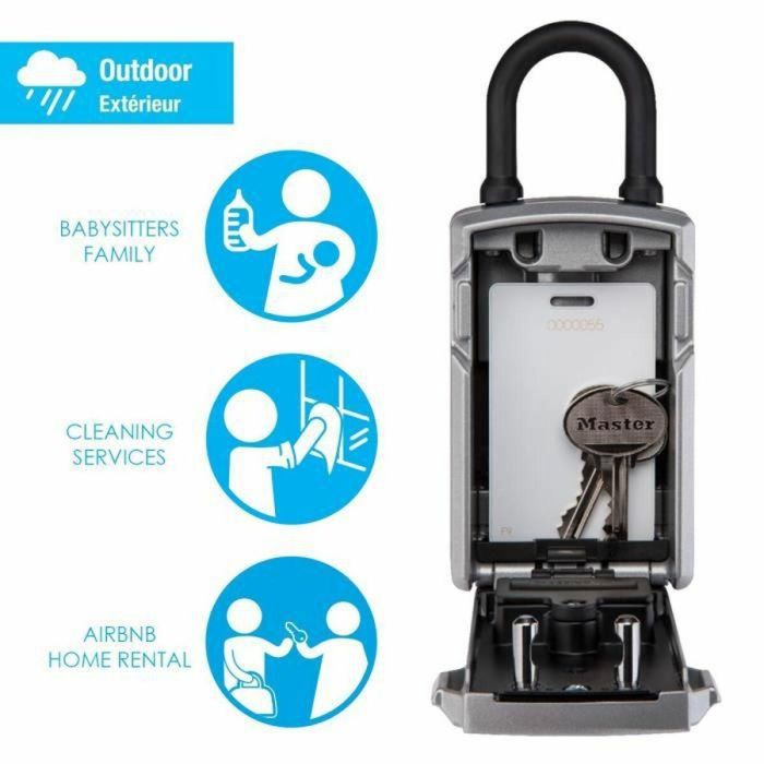 Master Lock Caja de llaves conectada Bluetooth, Código Digital y App Vault Home con Asa para compartir llaves. 6