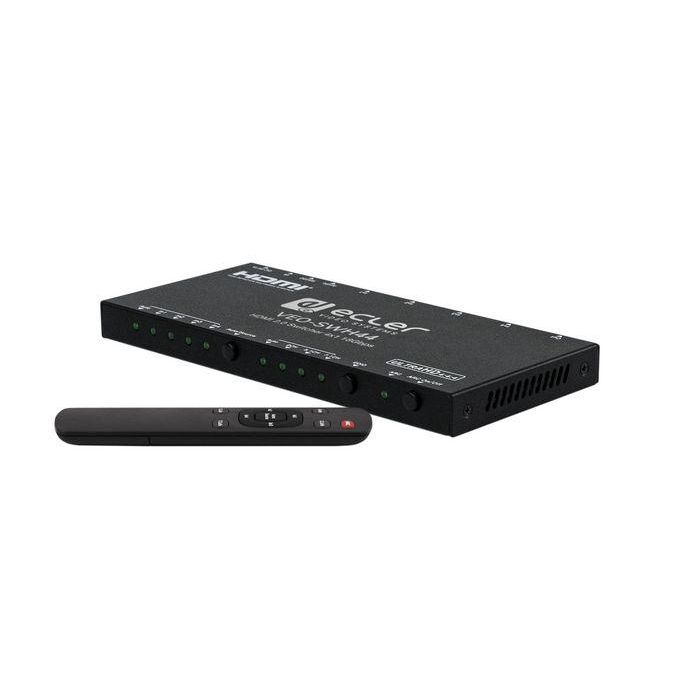 Ecler 4x1 HDMI 2.0 Switcher with audio De-embedder 2 Ecler 4x1 HDMI 2.0 Switcher with audio De-embedder 2