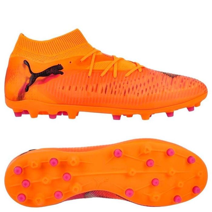 Botas de Fútbol para Adultos Puma Future 8 Pro Mg Heat Fire Naranja M 2