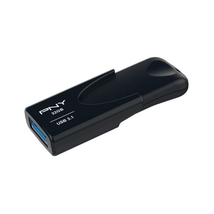 PNY Attaché 4 USB 3.2 Gen 1 (3.1 Gen 1) 32GB 80 MB/s Negro 0 PNY Attaché 4 USB 3.2 Gen 1 (3.1 Gen 1) 32GB 80 MB/s Negro 0