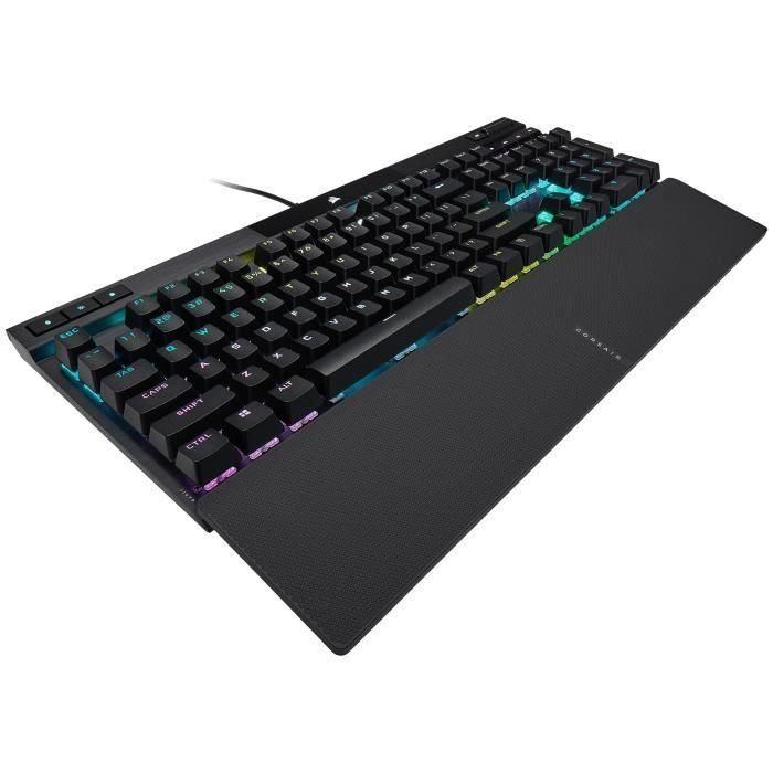 Teclado del jugador - Azerty - Corsair - K70 RGB Pro - Mecánica - PBT Double Shot Pro - Cherry Mx Red - Black - (CH -9109410 -FR) 2