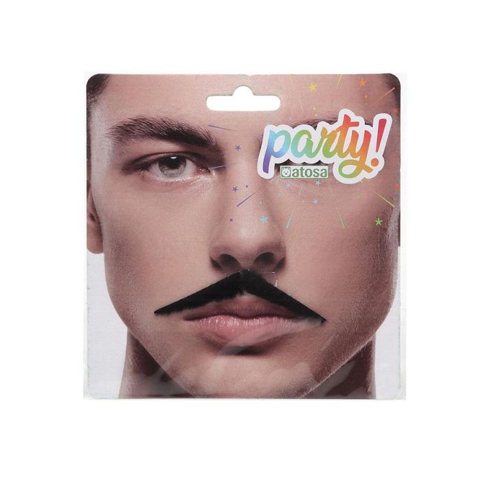 Bigote Fino Negro Estilo Años 20 para Disfraces de Gánster o Charleston 1 Bigote Fino Negro Estilo Años 20 para Disfraces de Gánster o Charleston 1