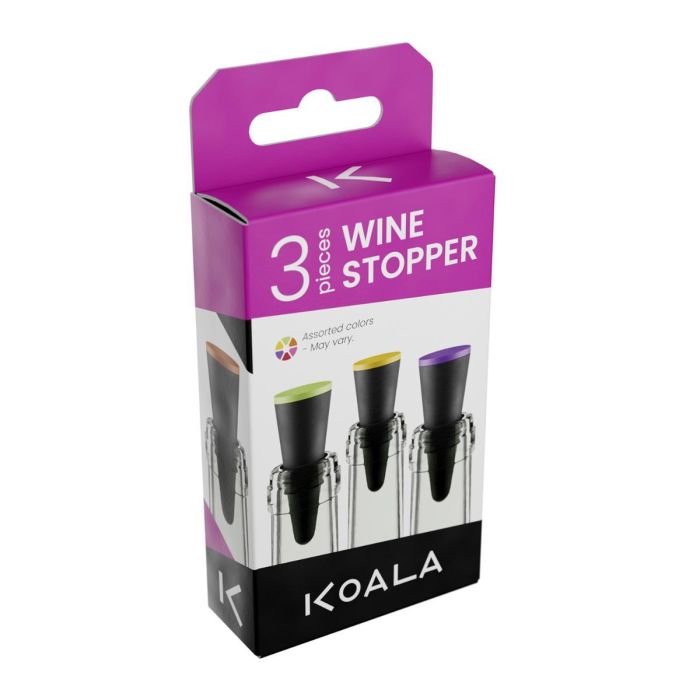 Set 3 Tapones Silicona y Polipropileno Tapones Formas Koala 3,4x6,5 cm 3