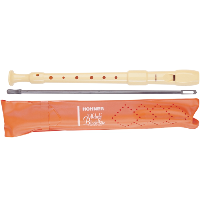 Hohner Flauta de Plástico con Funda Naranja 1 Hohner Flauta de Plástico con Funda Naranja 1