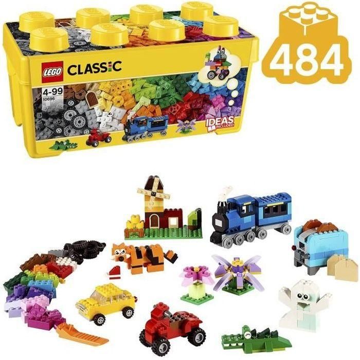 Juego de construccion ladrillos creativos en caja 484 piezas lego classic Juego de construccion ladrillos creativos en caja 484 piezas lego classic