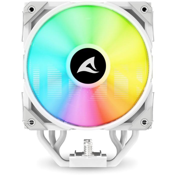 SHARKOON A50 Ventilador CPU RGB Blanco Refrigerador de Aire 12cm 500-1800 RPM 121.55 m³/h para Procesador 7 SHARKOON A50 Ventilador CPU RGB Blanco Refrigerador de Aire 12cm 500-1800 RPM 121.55 m³/h para Procesador 7