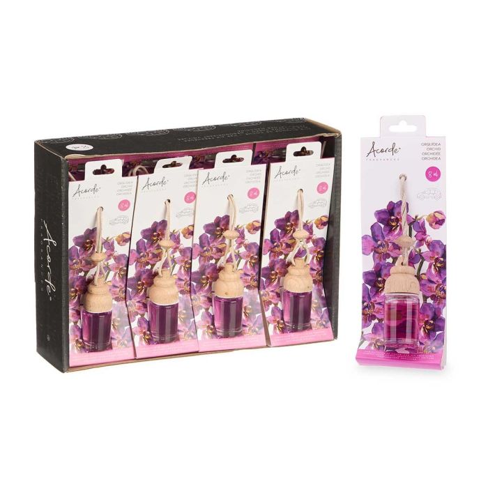 Ambientador de coche Orquídea 8 ml Acorde - Rosa, vidrio, 2.5x6x2.5 cm (24 Unidades) 2