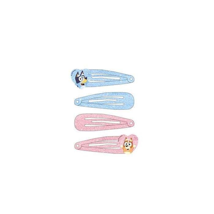 Accesorios pelo clips 4 piezas bluey 6.5 x 12.5 x 1.0 cm 1 Accesorios pelo clips 4 piezas bluey 6.5 x 12.5 x 1.0 cm 1