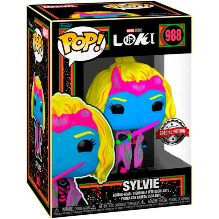 Figura POP Marvel Loki Silvye Black Light Exclusive 1 Figura POP Marvel Loki Silvye Black Light Exclusive 1