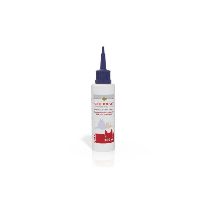 Aloe Otovet Limpiador de Oídos con Aloe Vera y Caléndula para Perros y Gatos - 100 mL Aloe Otovet Limpiador de Oídos con Aloe Vera y Caléndula para Perros y Gatos - 100 mL
