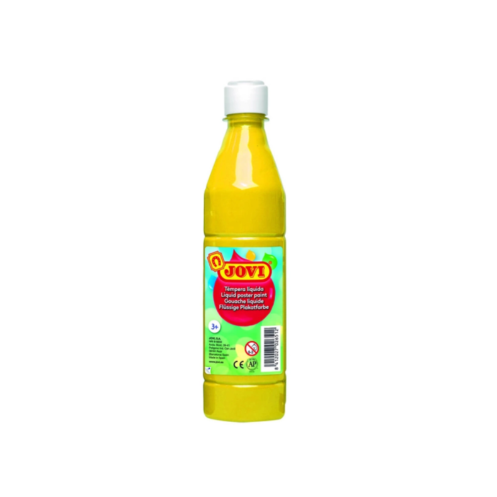 Jovi Témpera Líquida School Amarillo Botella 500 mL 1