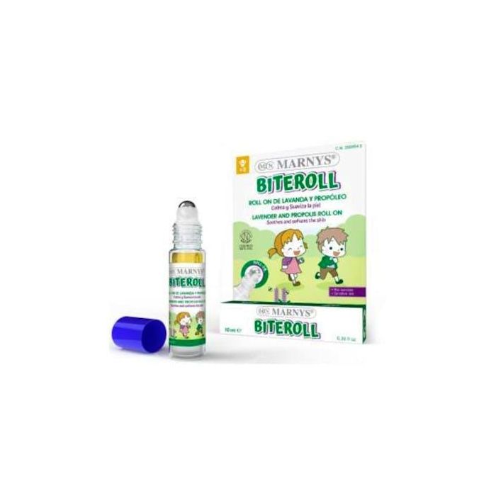 MARNYS Biteroll Roll-On Calmante Post-Picaduras 10ml - Alivia y Refresca Piel Irritada por Insectos y Medusas