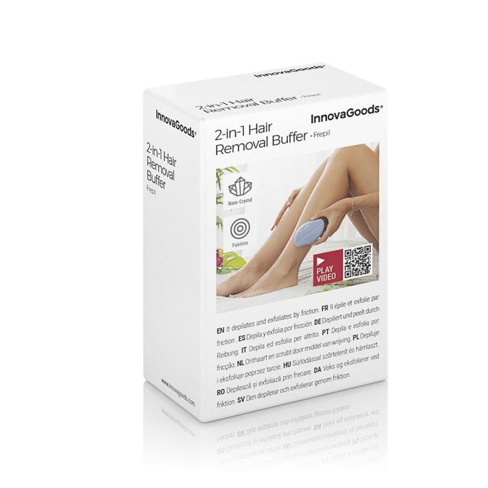 Depiladora Exfoliante por Fricción con Nanocristales Frepil InnovaGoods 1 Depiladora Exfoliante por Fricción con Nanocristales Frepil InnovaGoods 1
