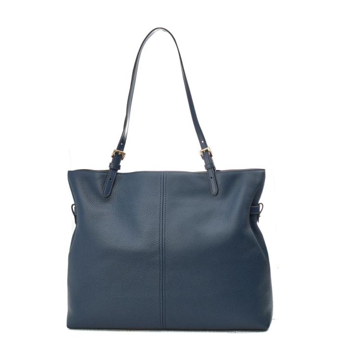 Bolso de Hombro Michael Kors Lenox Azul 40 x 32 x 13 cm 2