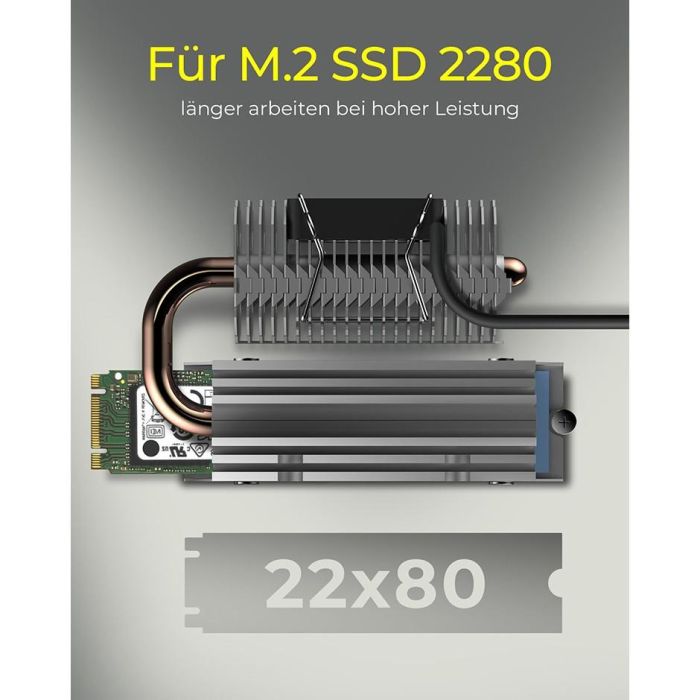 K Kühlkörper IcyBox SSD M.2 schwenkbar 6 K Kühlkörper IcyBox SSD M.2 schwenkbar 6