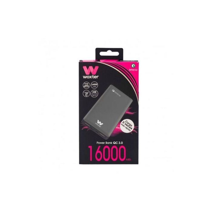 Powerbank 16000mAh Woxter QC 16000/ Gris