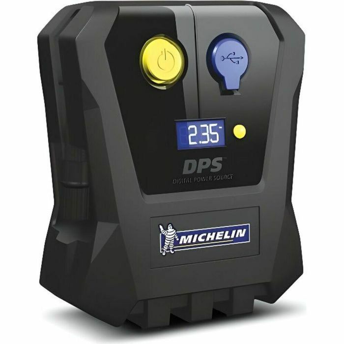 Michelin Mini compresor de aire digital 12V 3.5 bares con toma USB y display digital Michelin Mini compresor de aire digital 12V 3.5 bares con toma USB y display digital