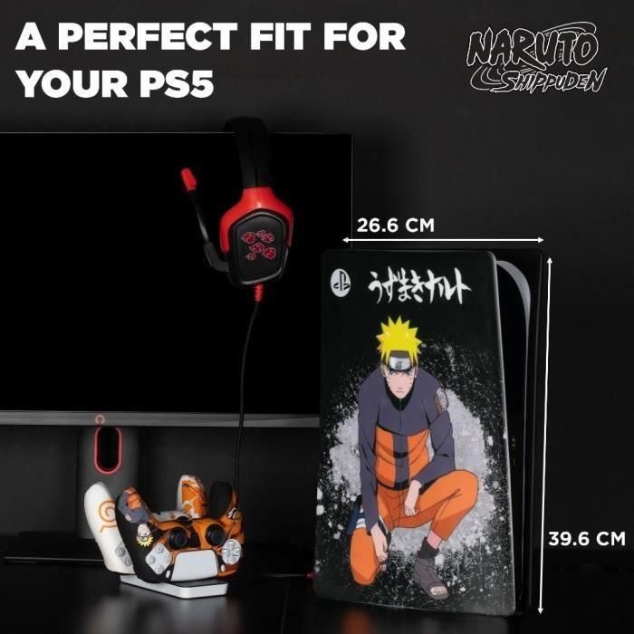 Funda de silicona para PlayStation 5 - Naruto-Accesorio-PS5 4