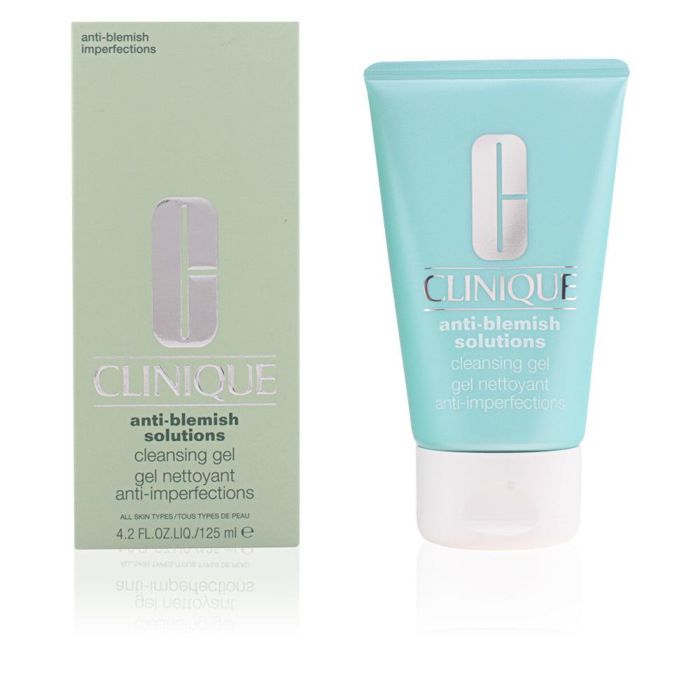 Clinique Anti-Blemish Clearing Gel Limpiador Facial y Corporal para Granos y Espinillas, Control Grasa, Sin Aceites 125 ml