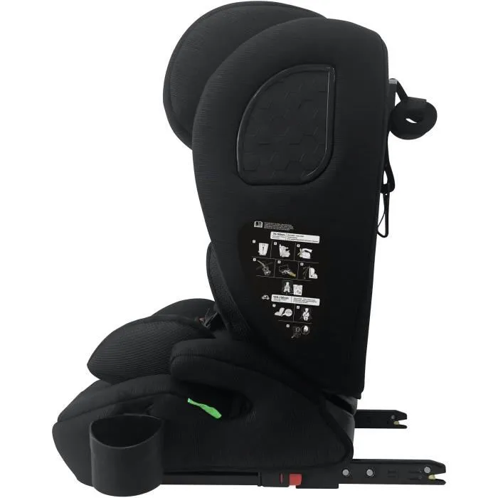 Nania Silla de coche Isofix MILANO Grupo 1/2/3 I-size con reductor Negro 2