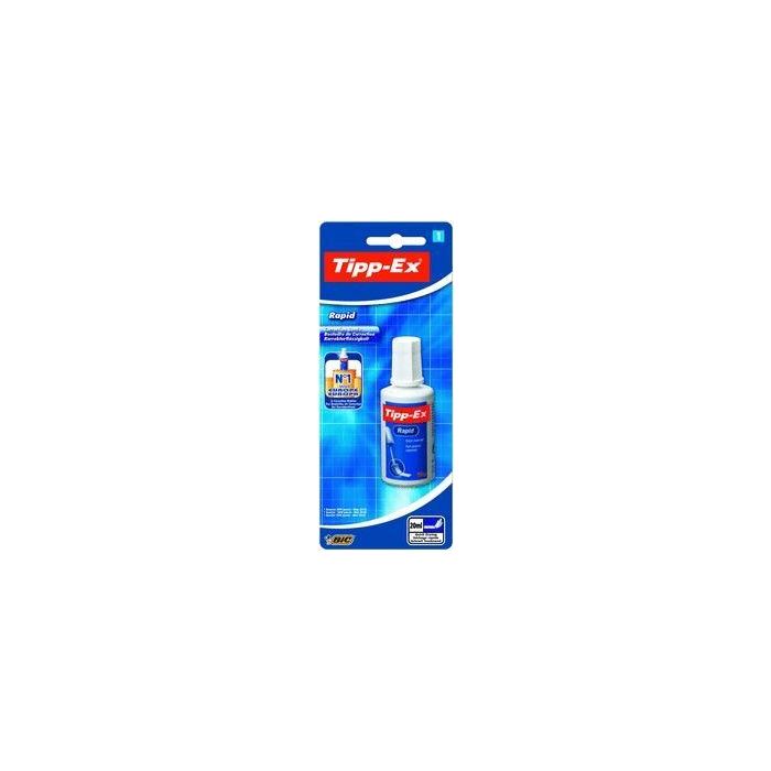 Tipp-Ex Corrector Líquido Rapid Bote 20 mL 1 Ud Blíster Tipp-Ex Corrector Líquido Rapid Bote 20 mL 1 Ud Blíster