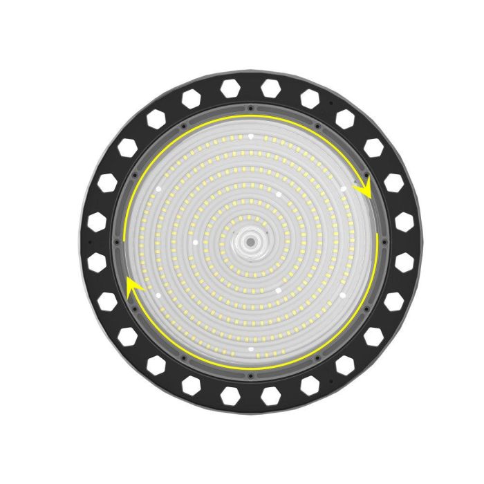 Campana LED 100W 17000Lm 5000ºK Intensidad/Ángulo Apertura Regulables IP65 50000H [1177-HB-JL16AL-100W-CW] 4
