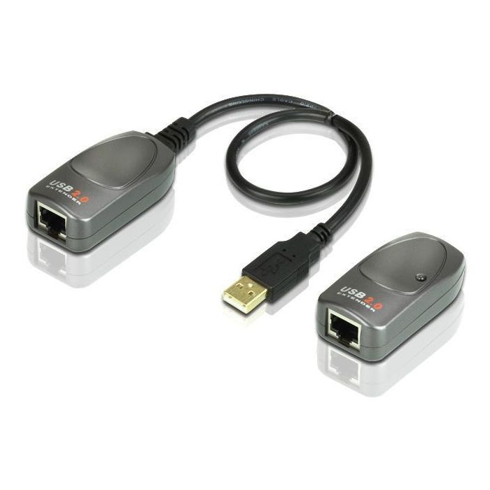 Aten Extensor USB 2.0 por Cat5e/6 UCE260 60m para alta velocidad de datos (480Mb/s)