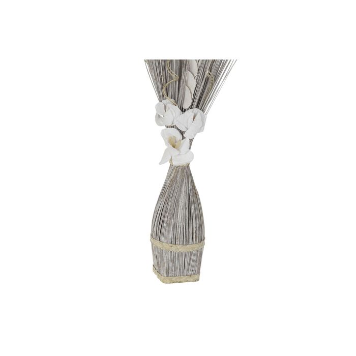 DKD Home Decor Ramo Decorativo de Fibra de Coco, Colores Gris y Blanco, de 100 cm de Alto y Base de 20x35 cm, Pack de 6 Unidades 2 DKD Home Decor Ramo Decorativo de Fibra de Coco, Colores Gris y Blanco, de 100 cm de Alto y Base de 20x35 cm, Pack de 6 Unidades 2