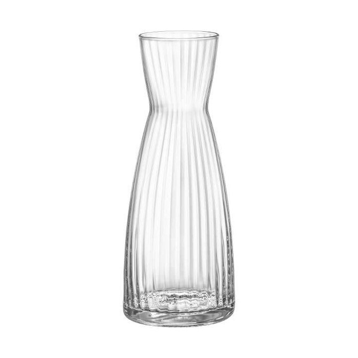 Bormioli Rocco Botella de Vidrio para Agua o Bebidas, 1040 ml, Elegante Diseño, Pack de 6 Unidades