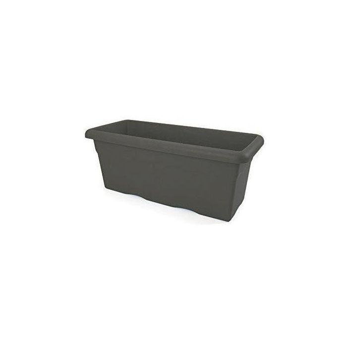 Jardinera rectangular PLASTIKEN - 100 X 44 cm - Antracita 1