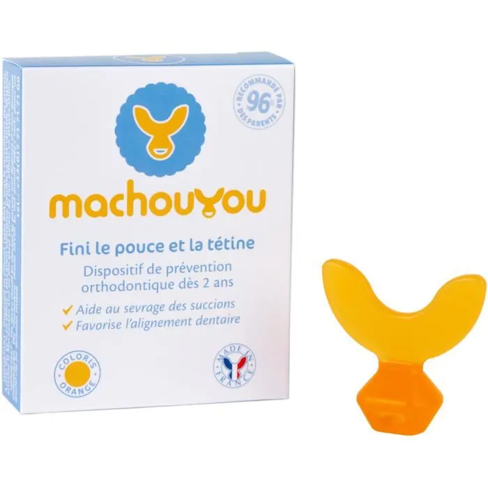 Machouyou Dispositivo de Dentición para Destete de Tetina y Pulgar, Preparación Bucal Mixta para Niños de 2 a 6 Años 0 Machouyou Dispositivo de Dentición para Destete de Tetina y Pulgar, Preparación Bucal Mixta para Niños de 2 a 6 Años 0