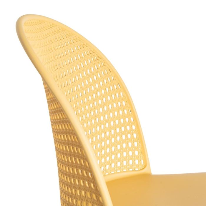 Silla Amarillo Pp-Metal Contract 51 X 46 X 80 cm