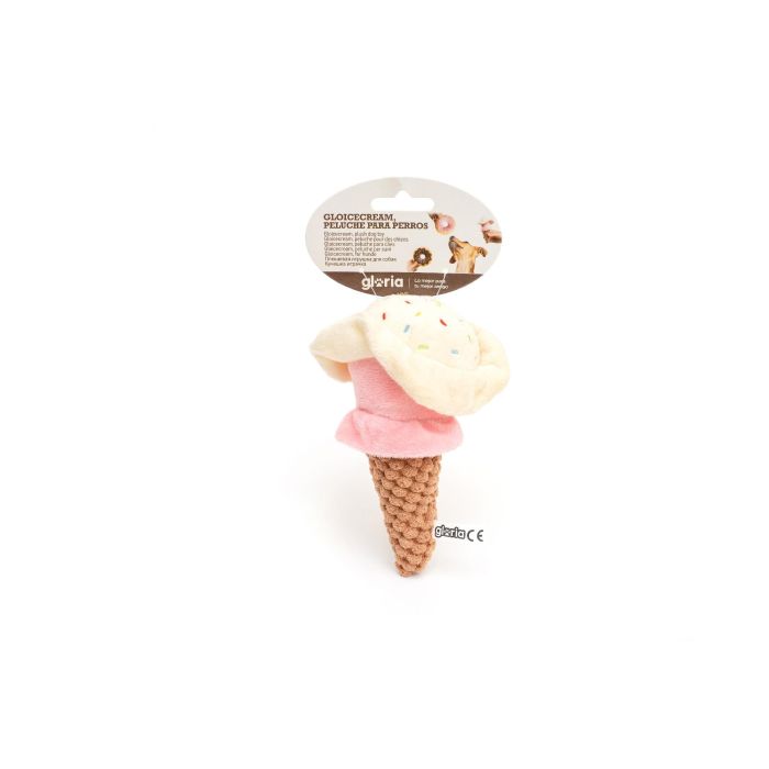 Gloria Gloicecream Peluche para Perro Helado Blando con Sonido, Cono Multicolor Poliéster para Razas Medianas y Pequeñas 0 Gloria Gloicecream Peluche para Perro Helado Blando con Sonido, Cono Multicolor Poliéster para Razas Medianas y Pequeñas 0